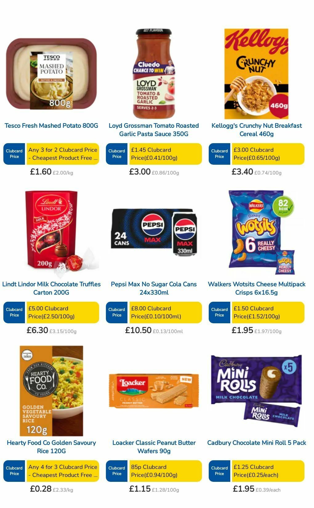 TESCO Offers from 29 August