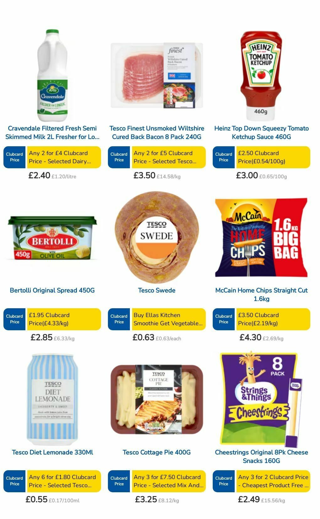 TESCO Offers from 29 August