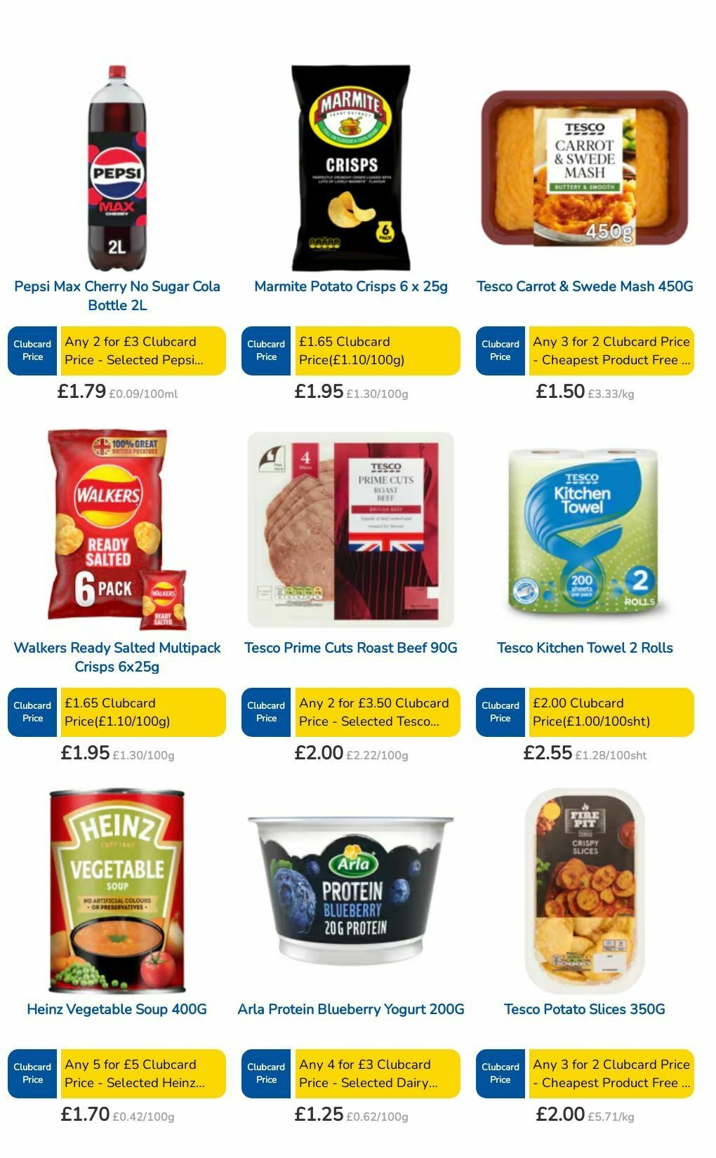 TESCO Offers from 29 August