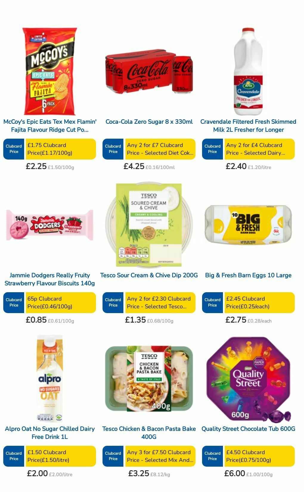 TESCO Offers from 29 August