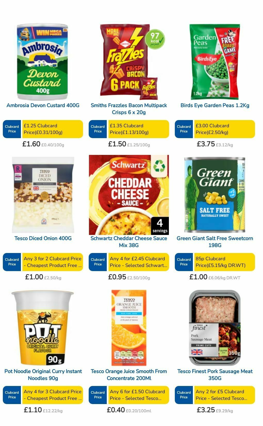 TESCO Offers from 29 August