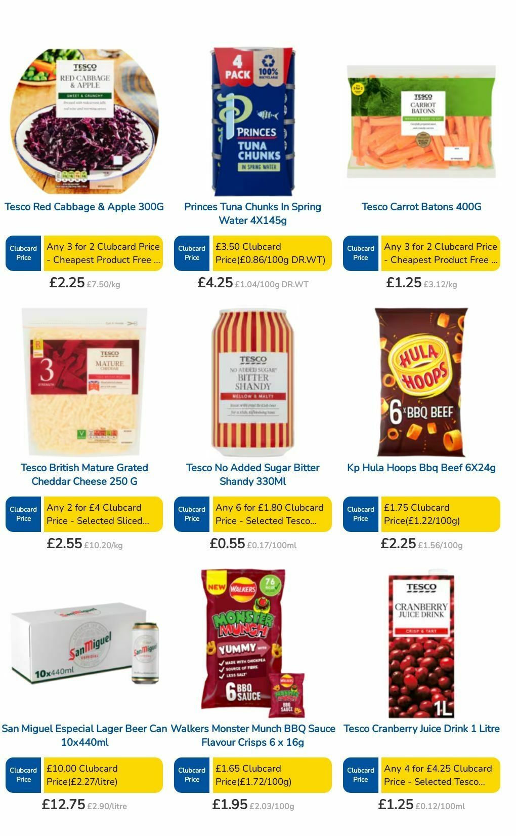 TESCO Offers from 29 August