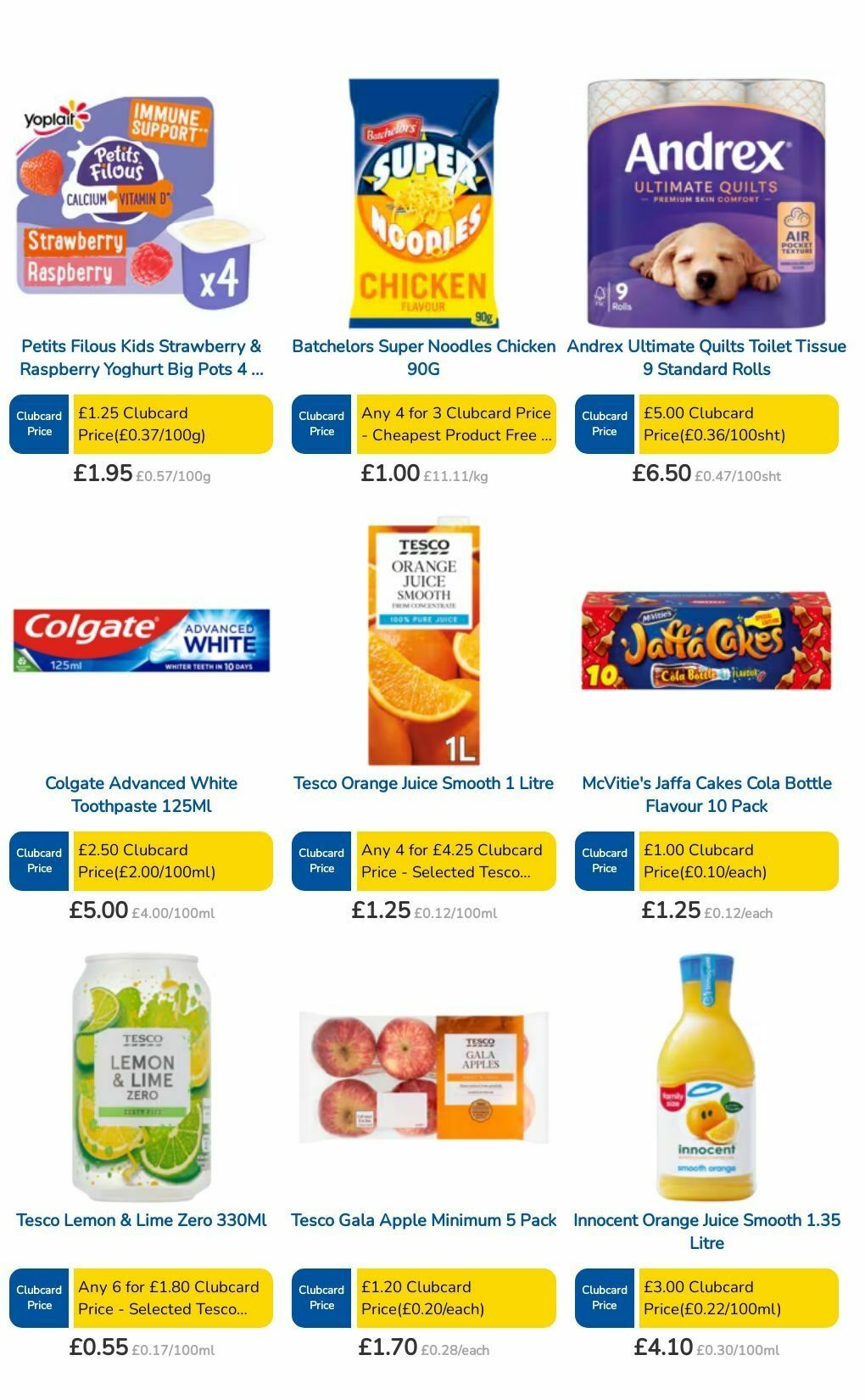 TESCO Offers from 29 August