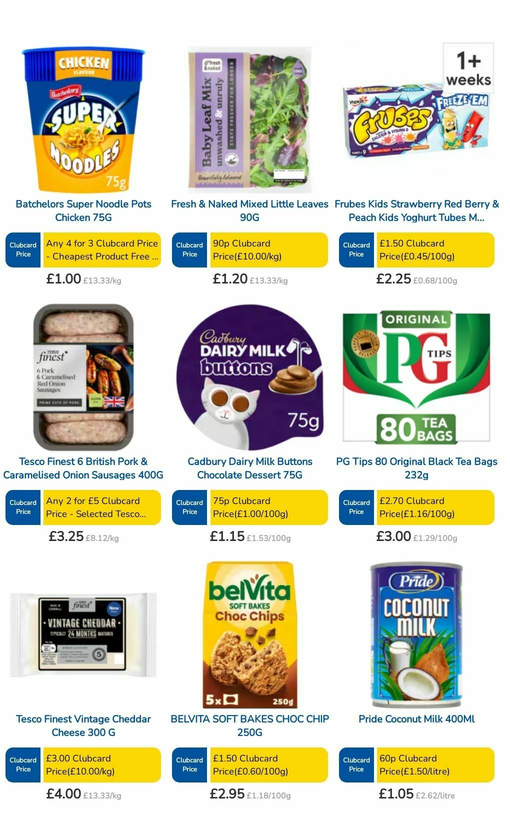 TESCO Offers from 29 August