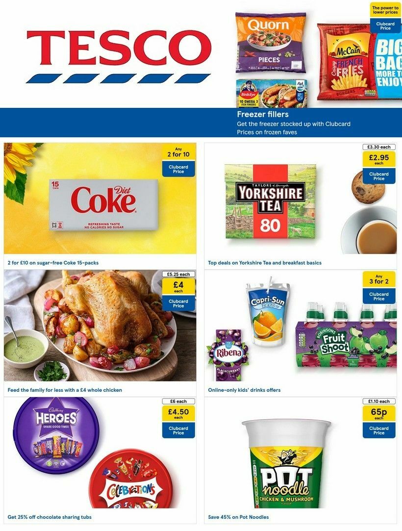 TESCO Offers from 5 September