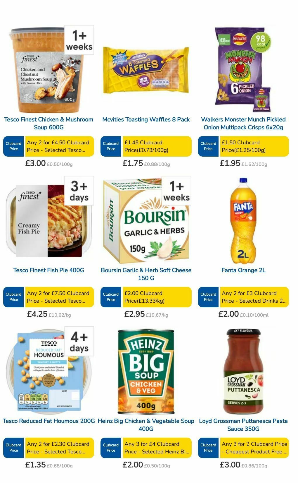 TESCO Offers from 5 September