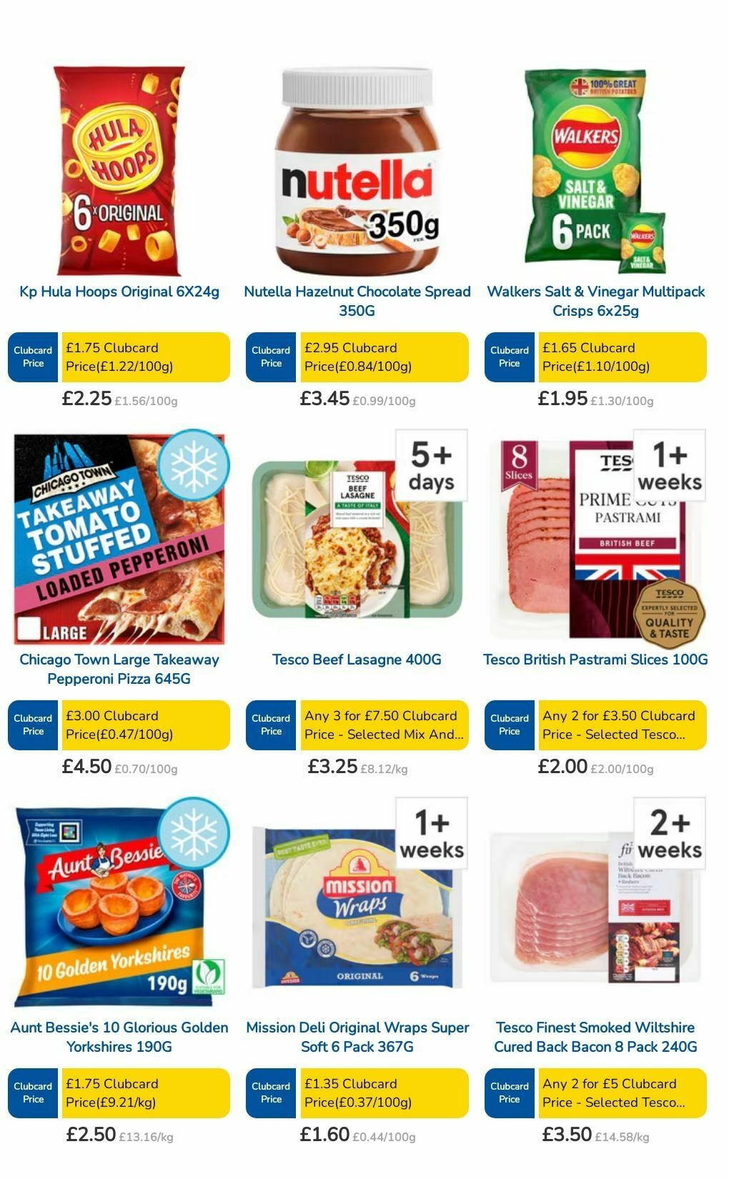 TESCO Offers from 5 September