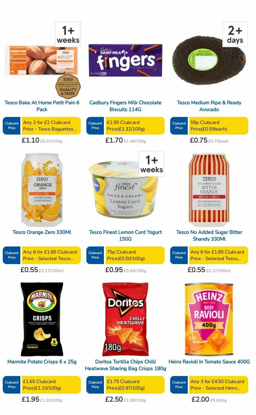 TESCO Offers from 5 September