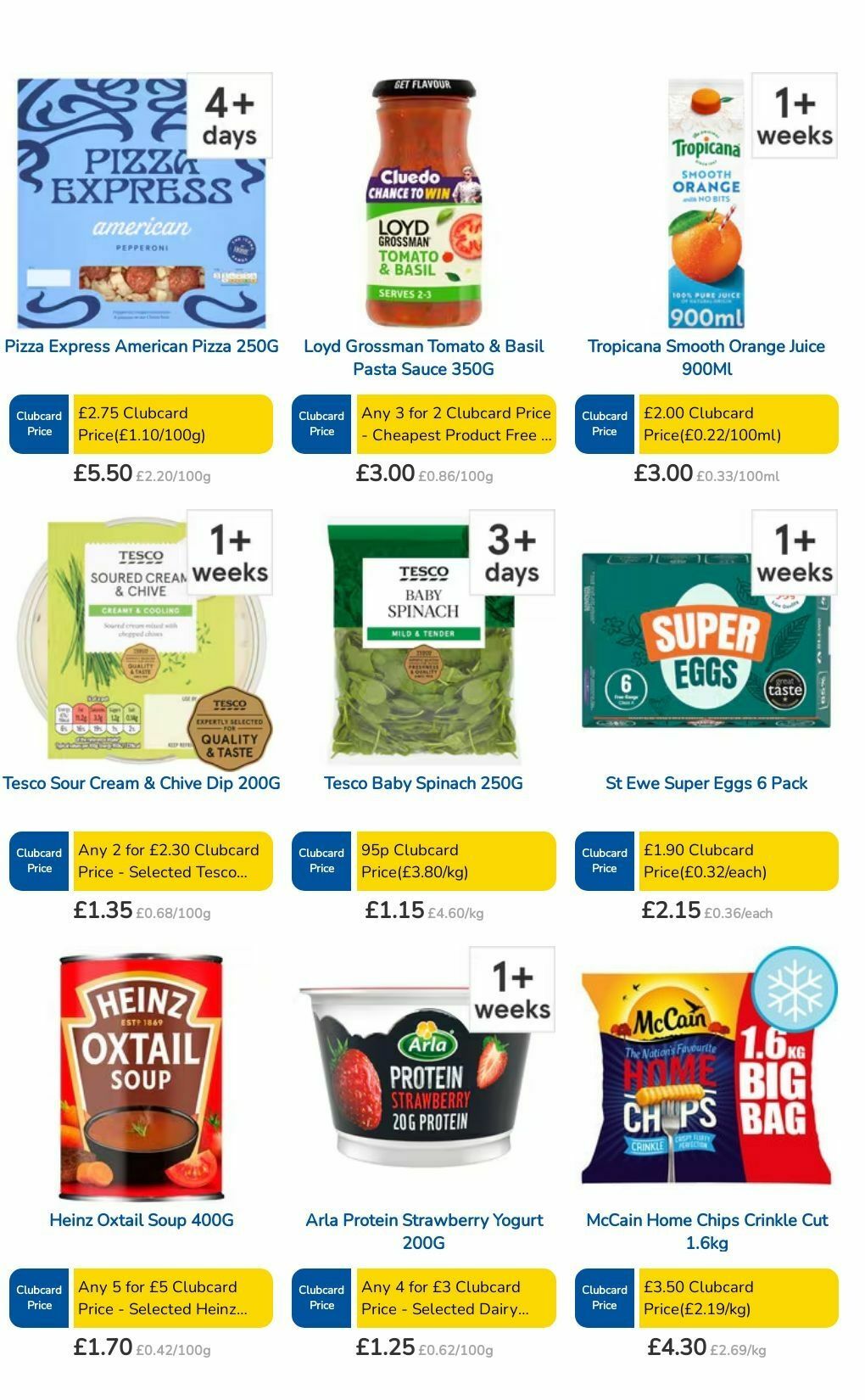 TESCO Offers from 5 September