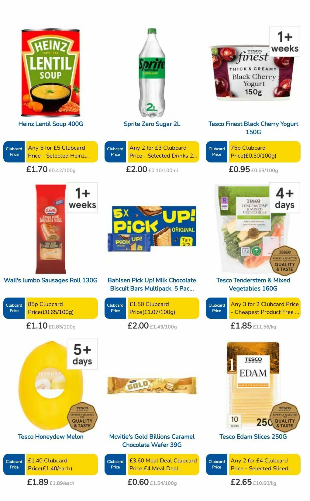 TESCO Offers from 5 September