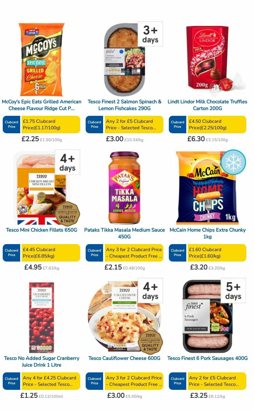 TESCO Offers from 5 September