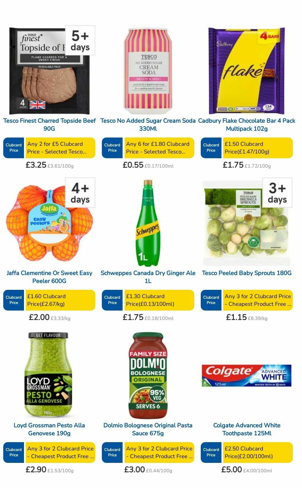 TESCO Offers from 5 September