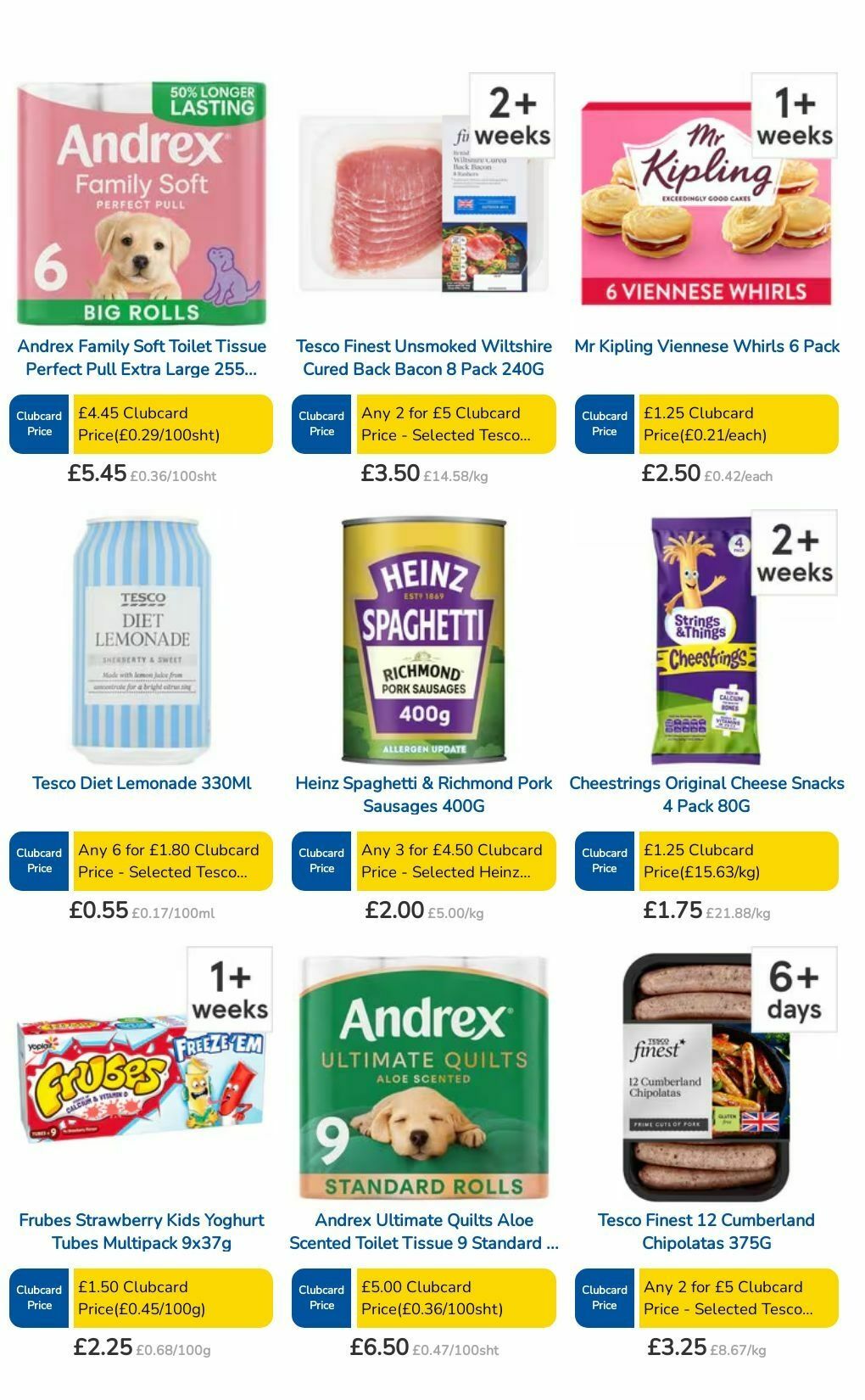 TESCO Offers from 5 September