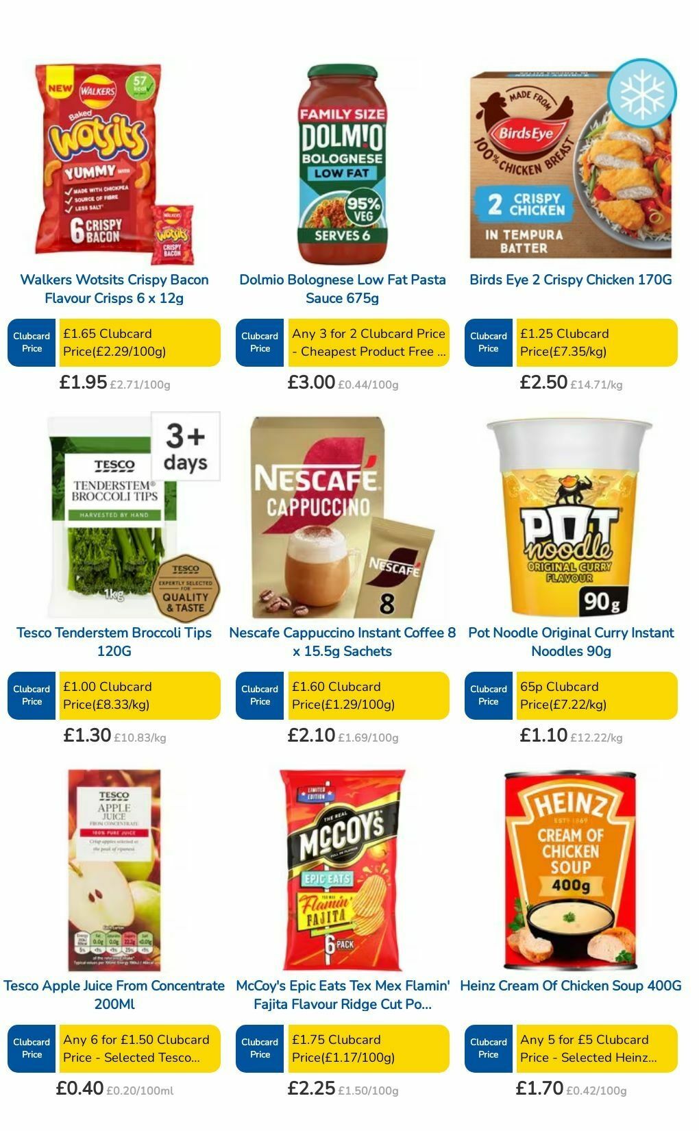 TESCO Offers from 5 September