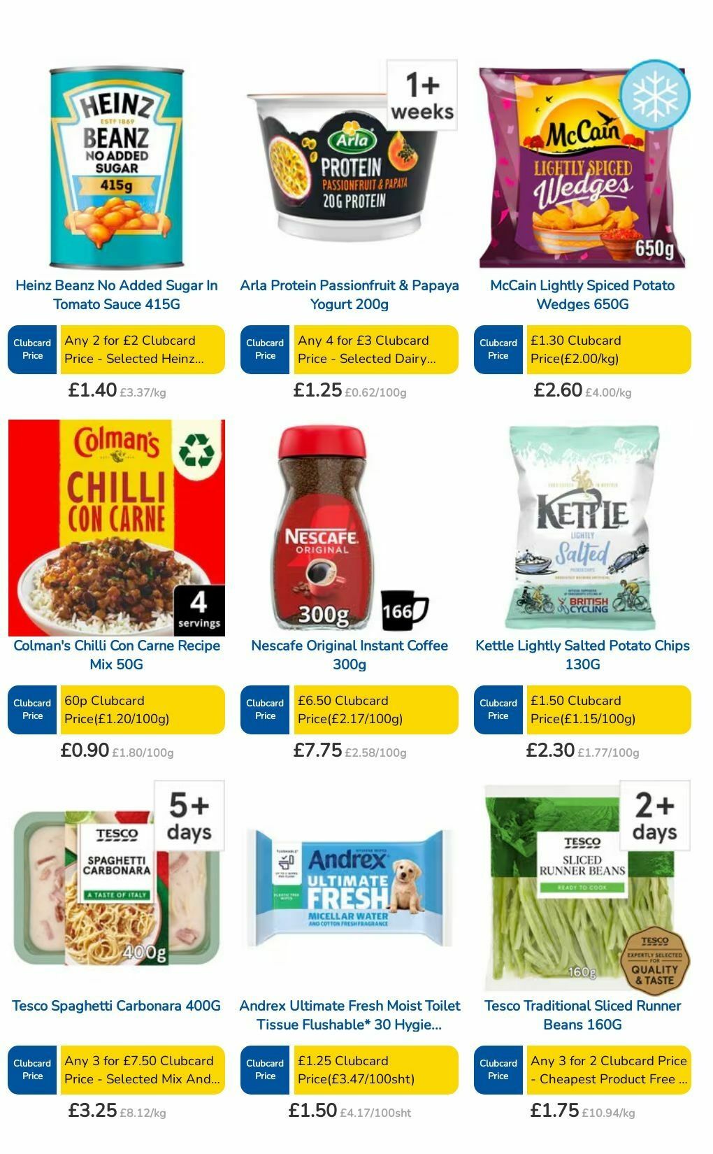 TESCO Offers from 5 September