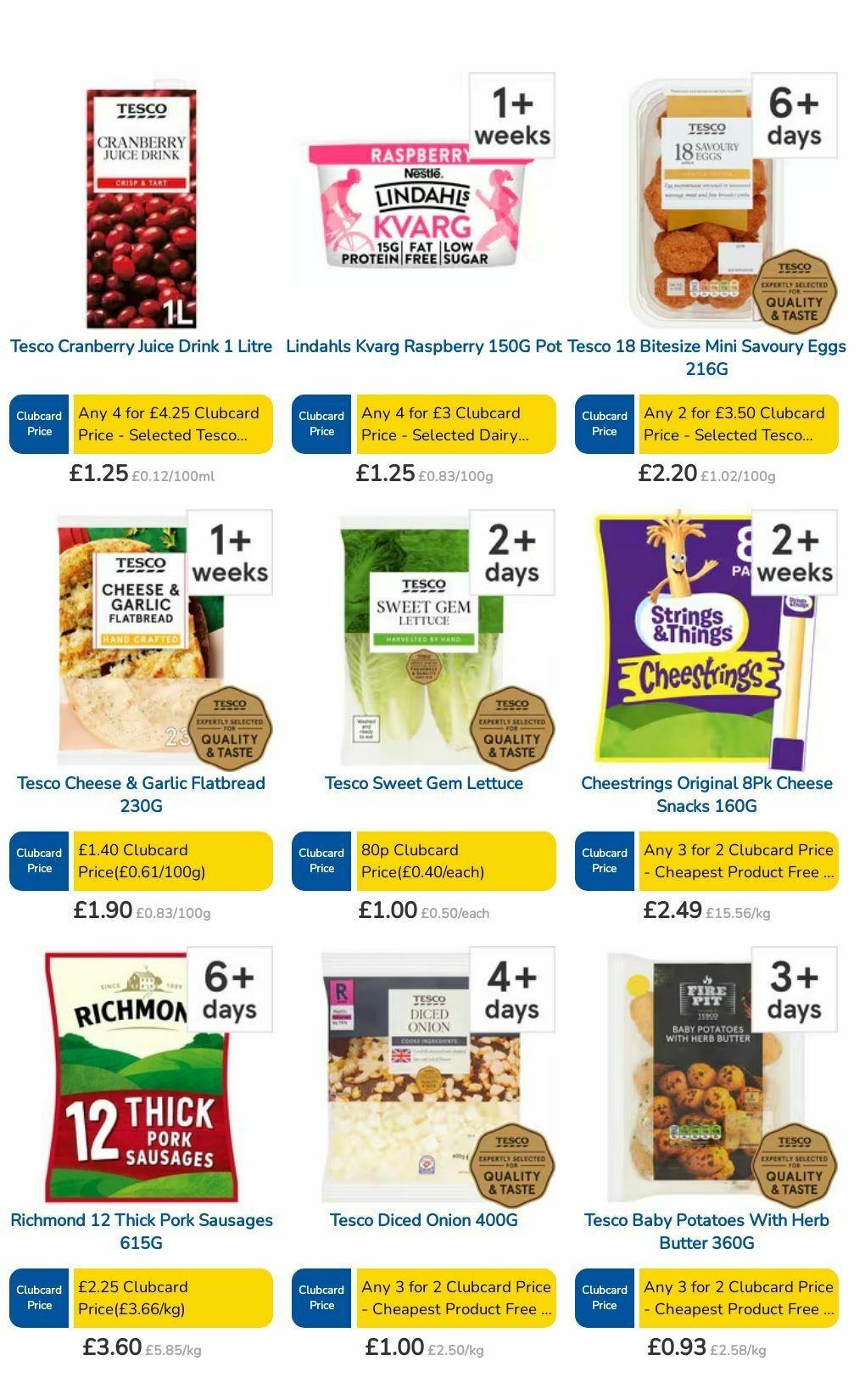 TESCO Offers from 5 September