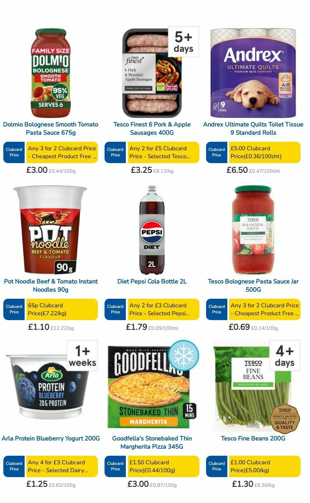 TESCO Offers from 5 September