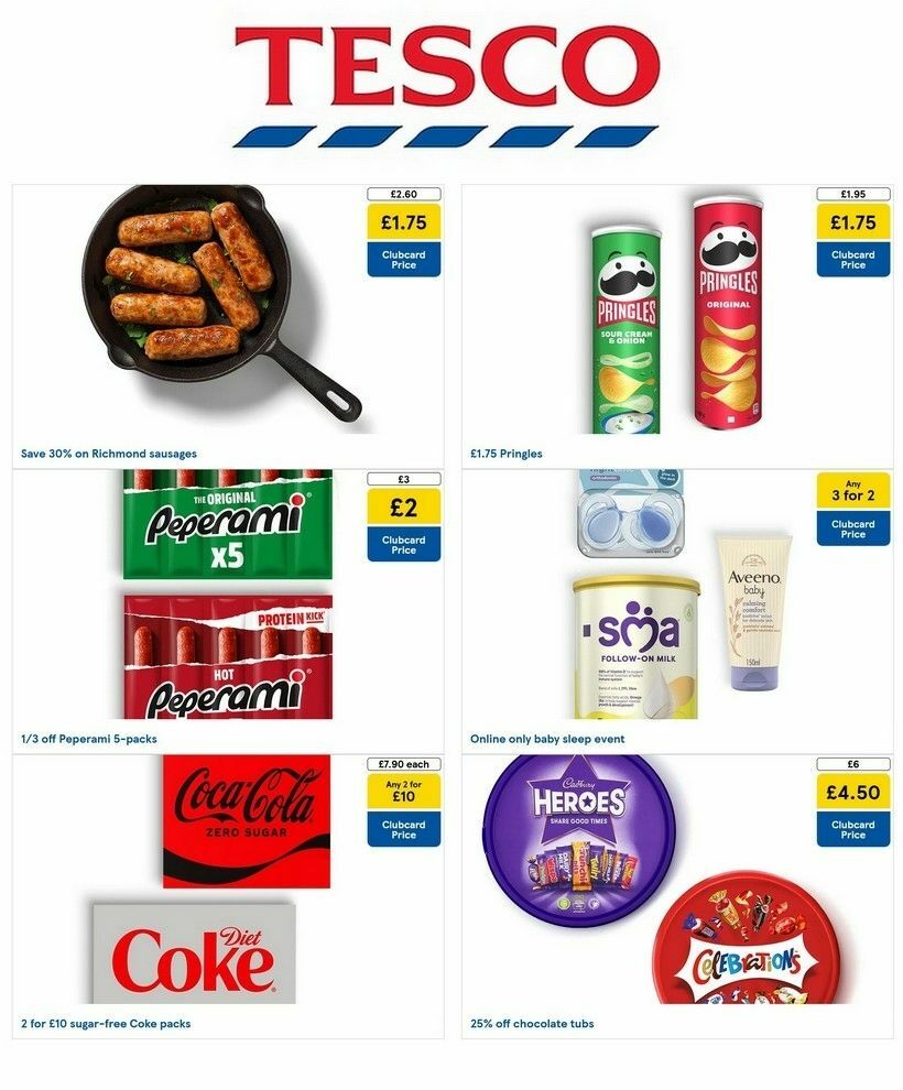 TESCO Offers from 12 September