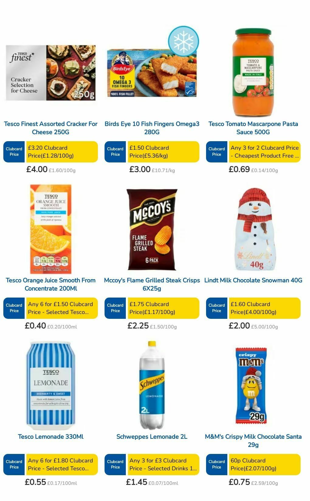 TESCO Offers from 12 September