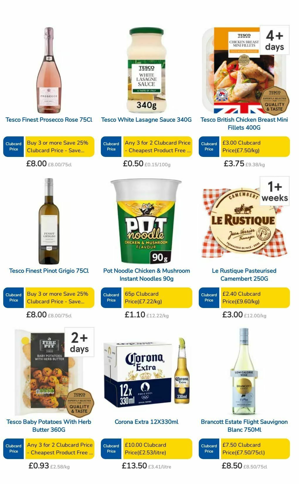 TESCO Offers from 12 September