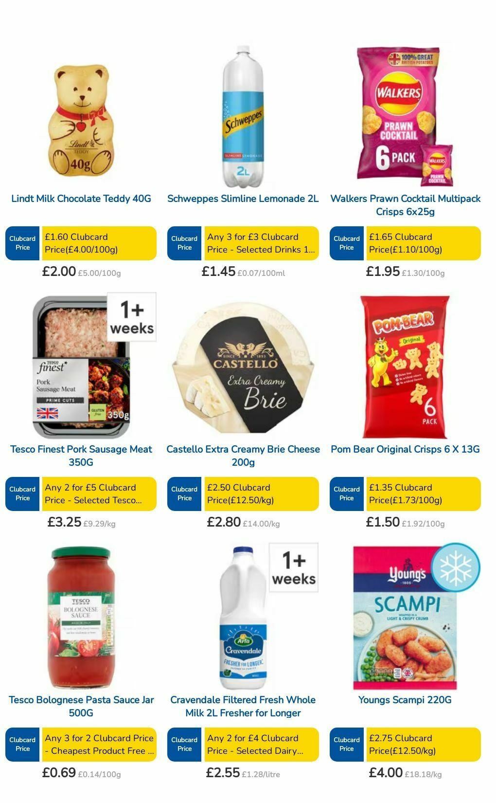 TESCO Offers from 12 September