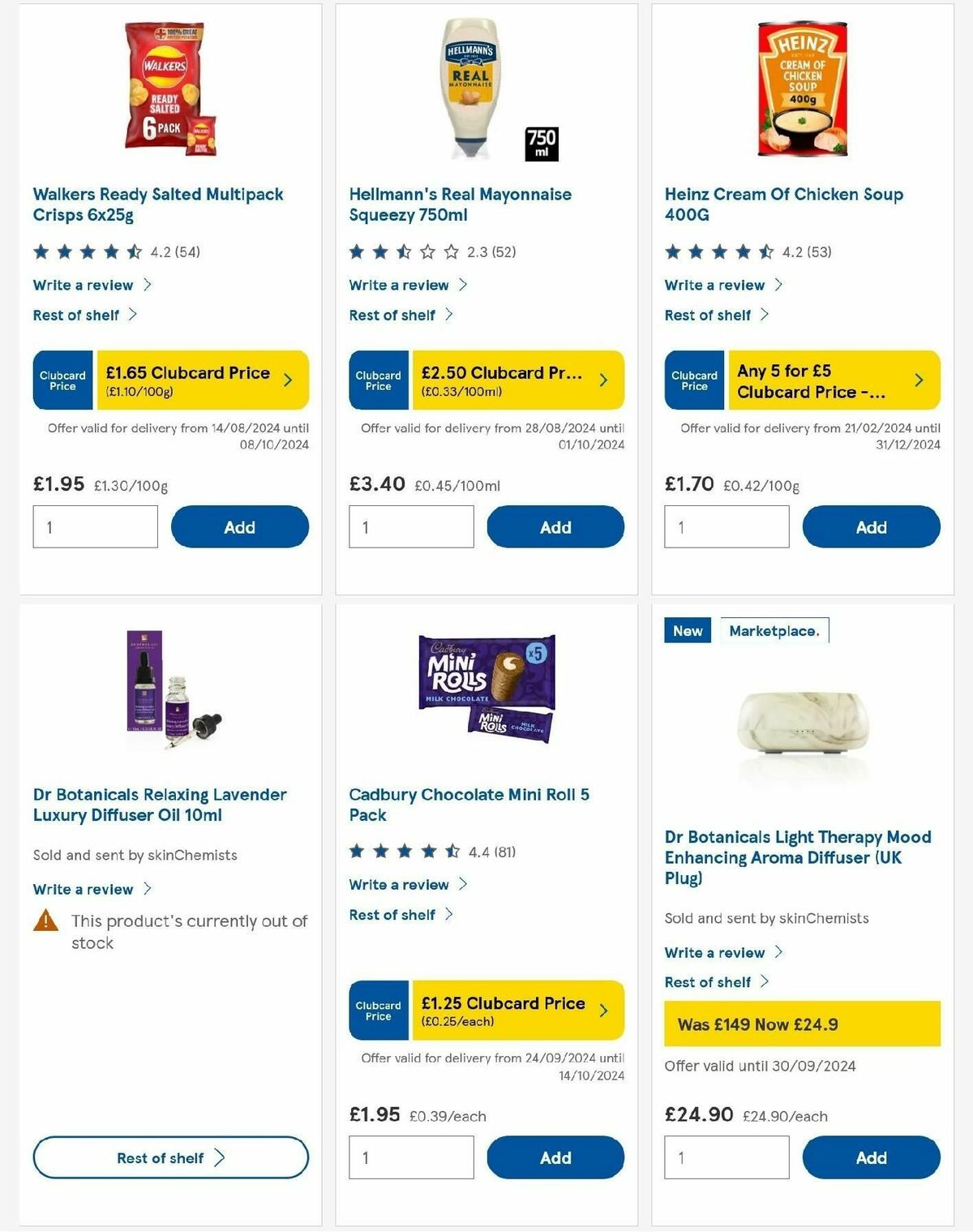 TESCO Offers from 25 September