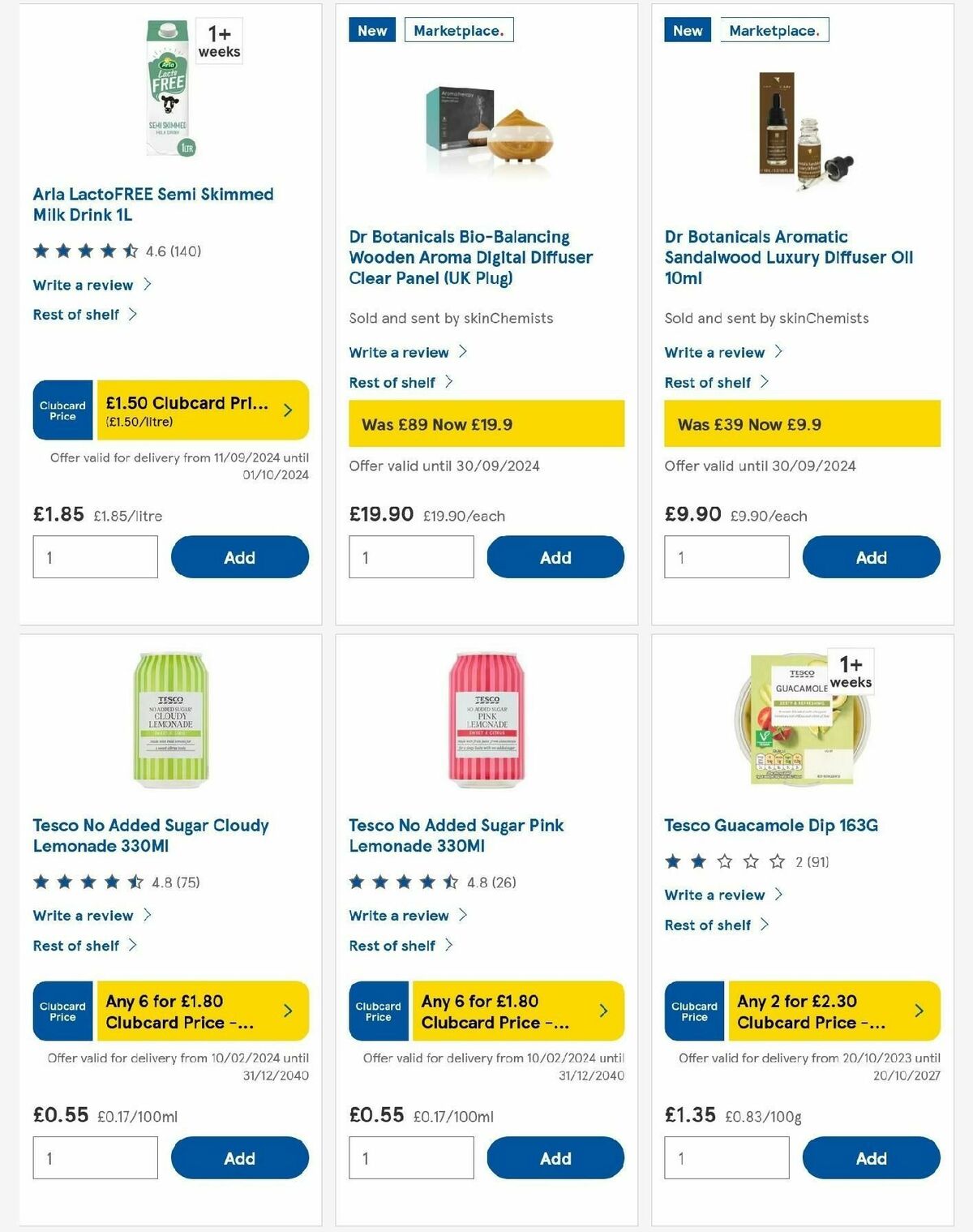 TESCO Offers from 25 September