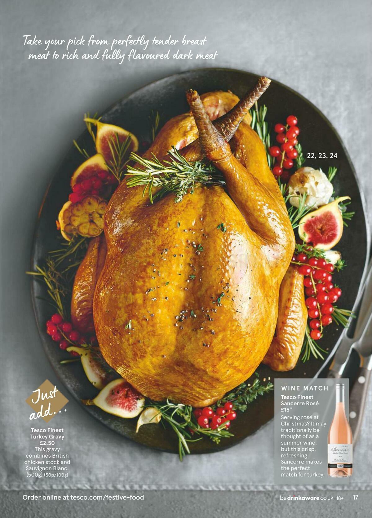 TESCO Festive Food To Order Offers from 1 October