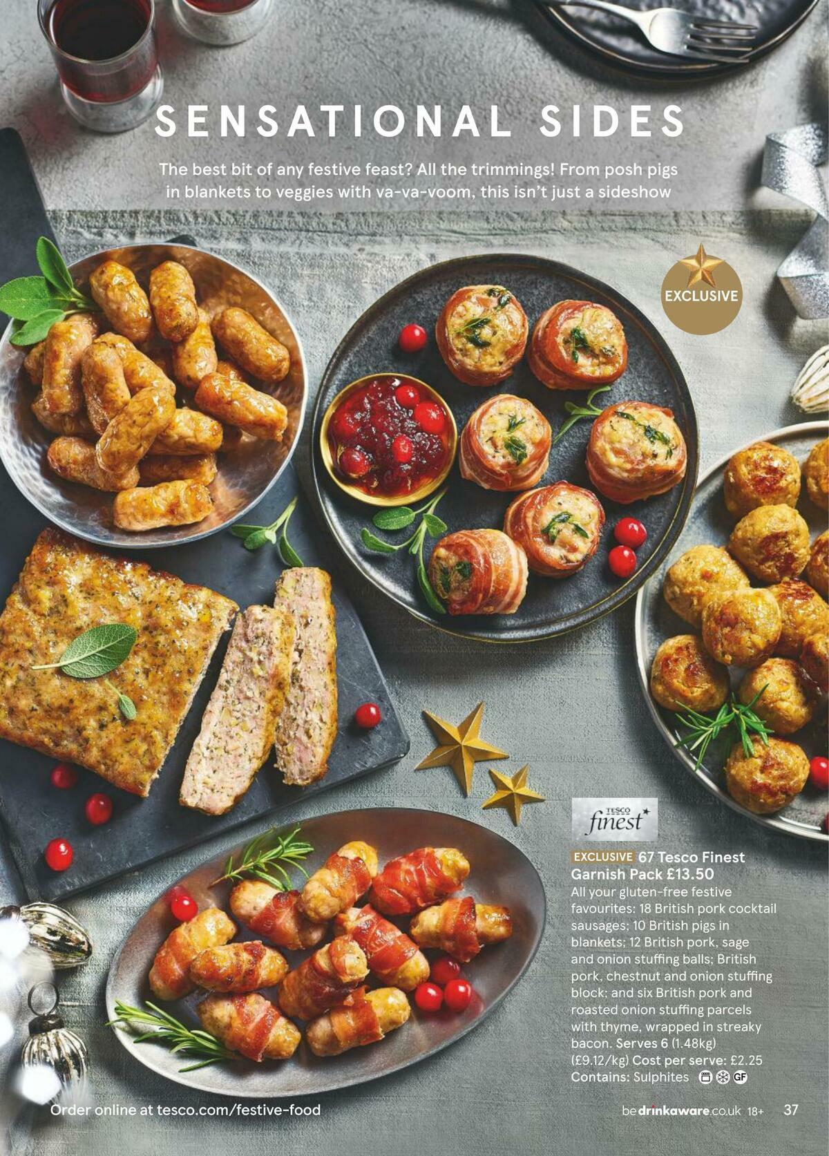 TESCO Festive Food To Order Offers from 1 October