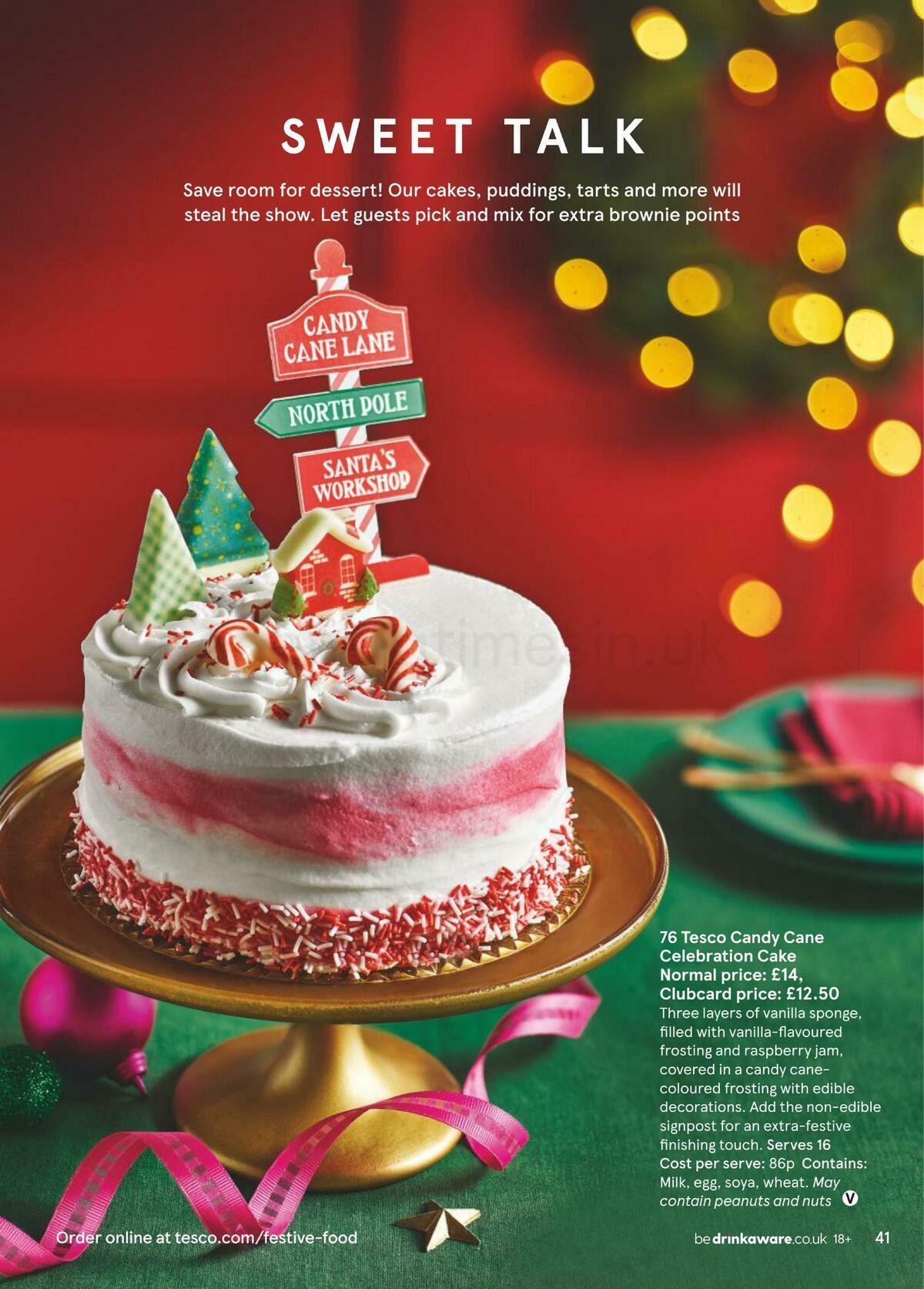 TESCO Festive Food To Order Offers from 1 October