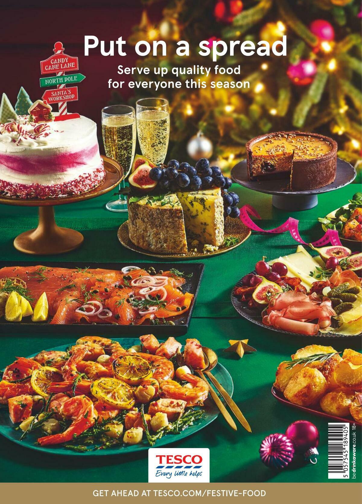 TESCO Festive Food To Order Offers from 1 October