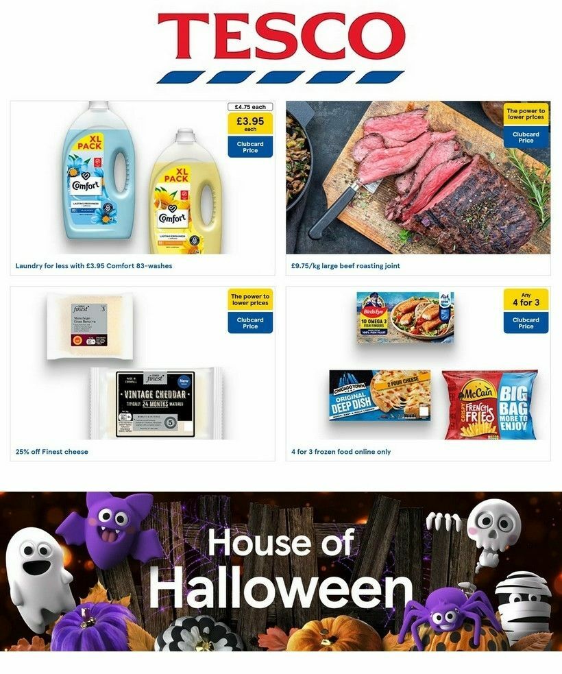 TESCO Offers from 3 October