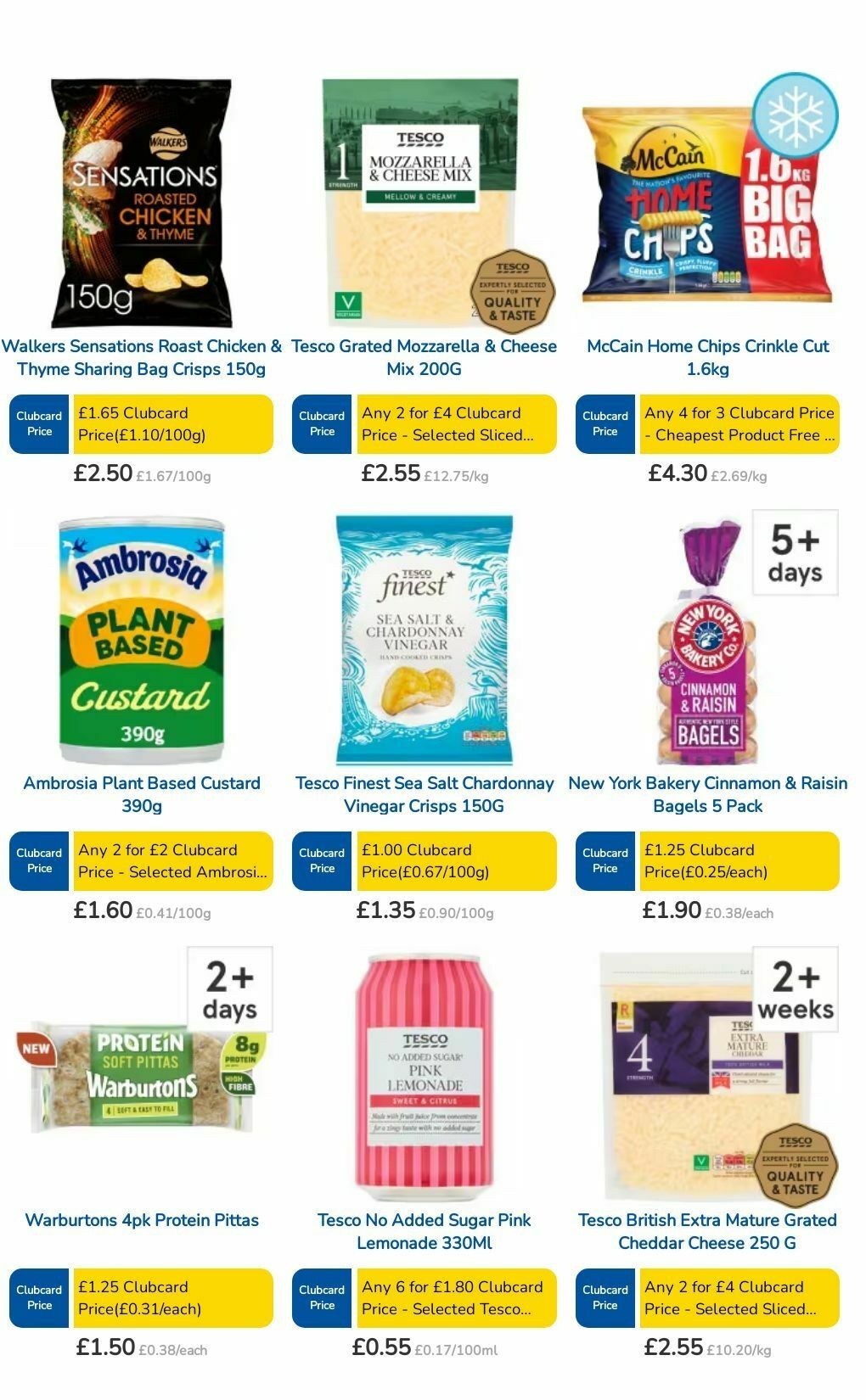 TESCO Offers from 3 October