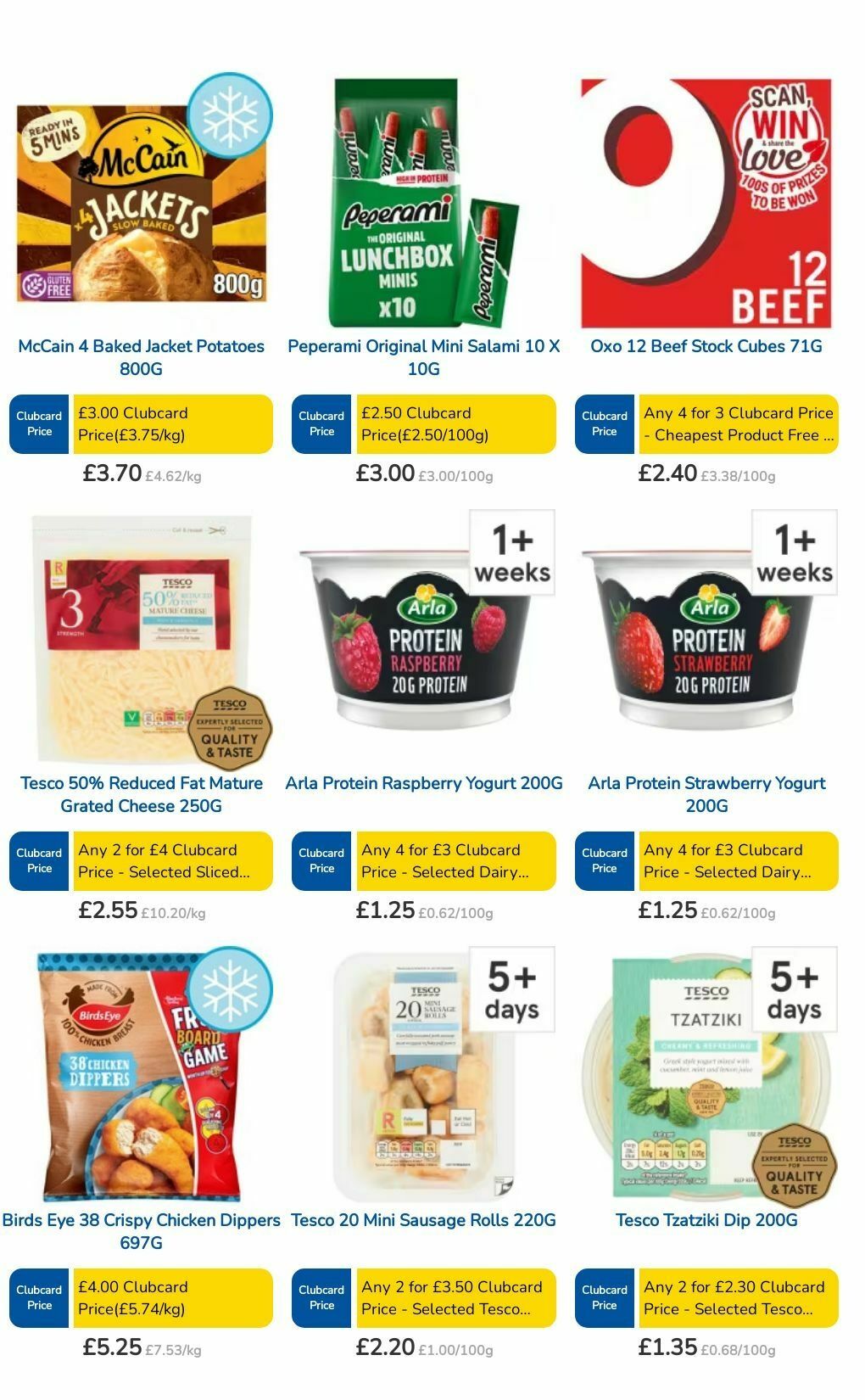 TESCO Offers from 3 October