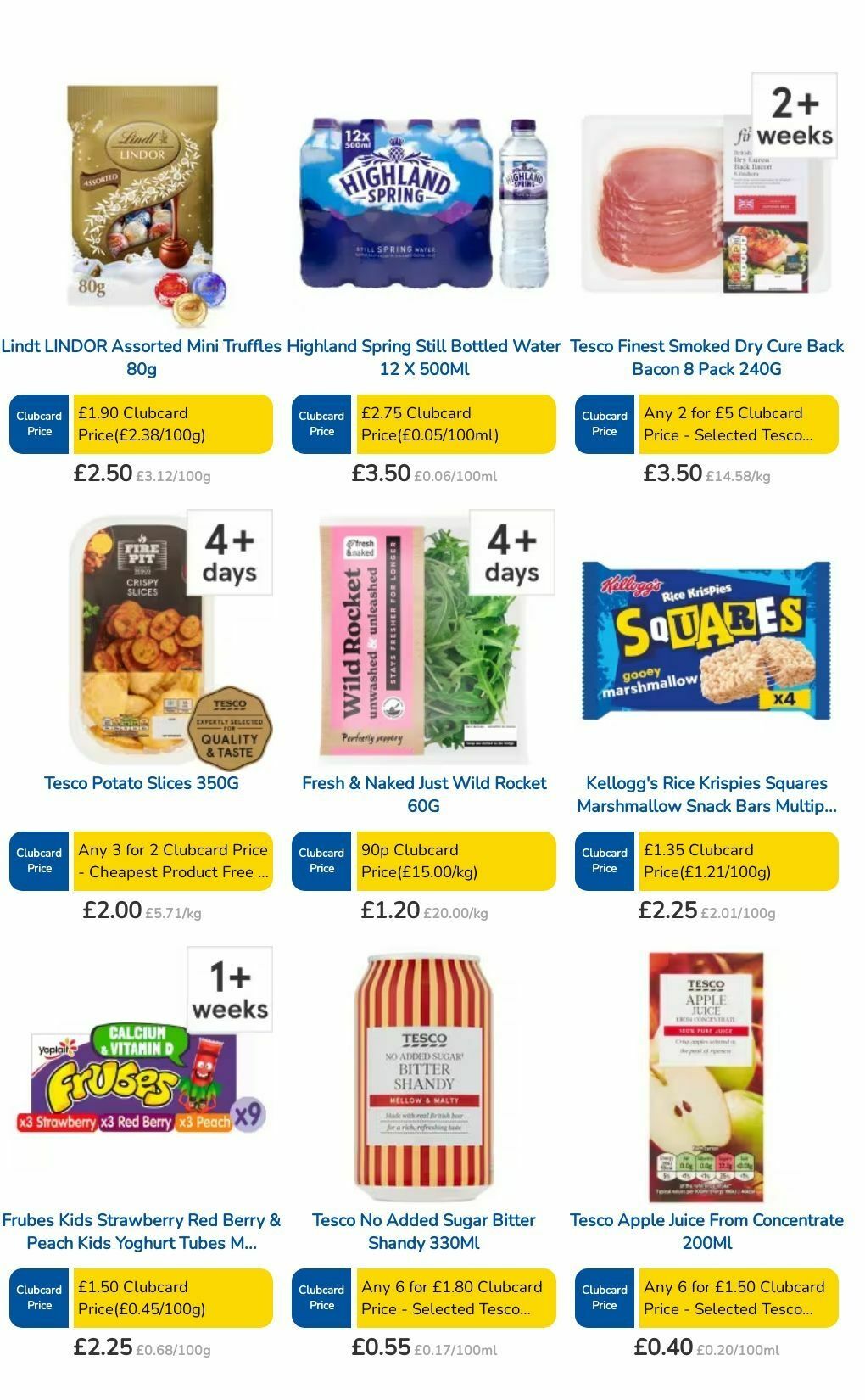 TESCO Offers from 3 October