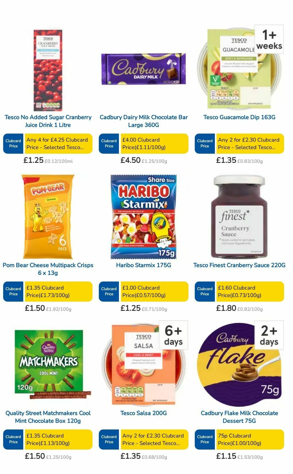 TESCO Offers from 3 October