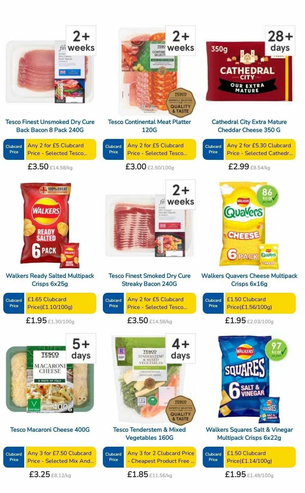 TESCO Offers from 3 October