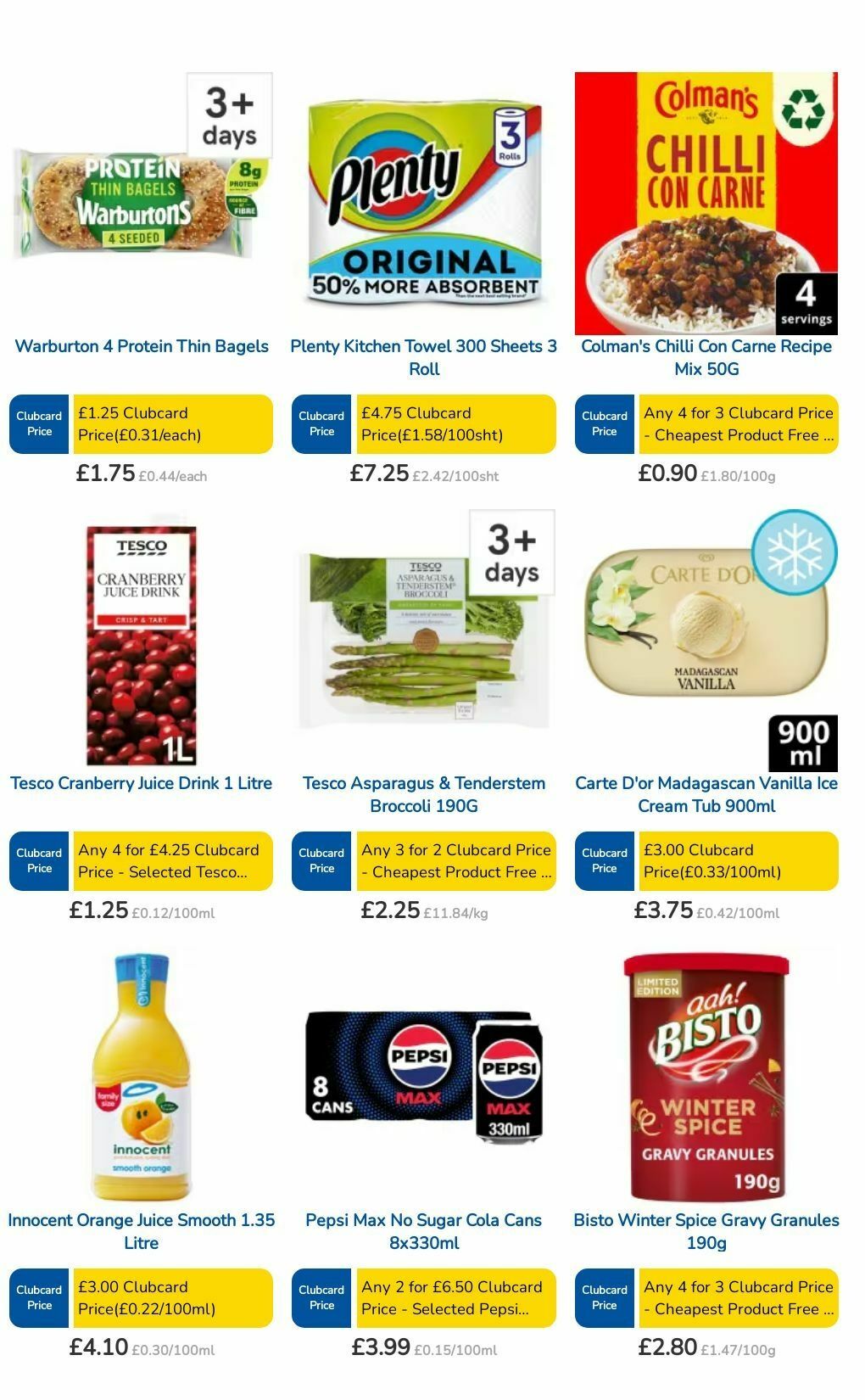 TESCO Offers from 10 October