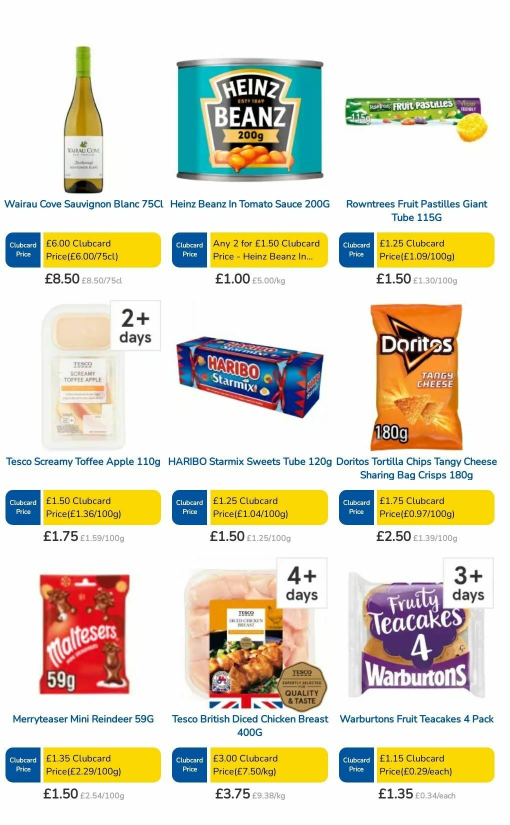 TESCO Offers from 10 October