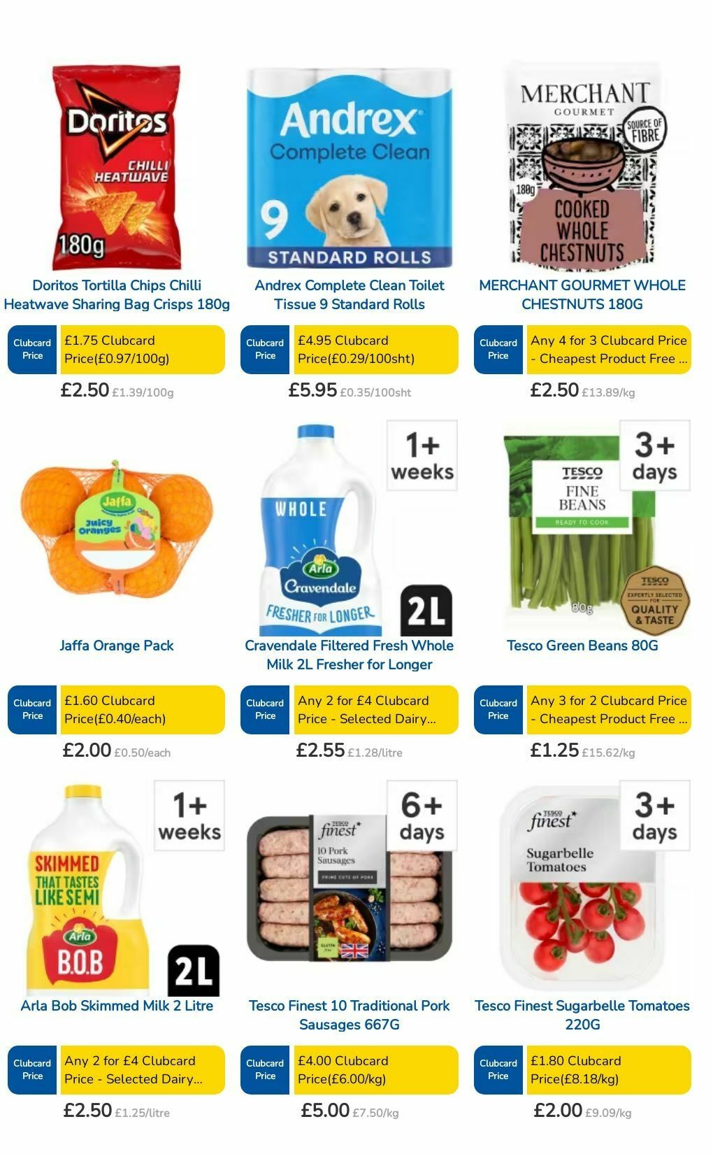 TESCO Offers from 10 October