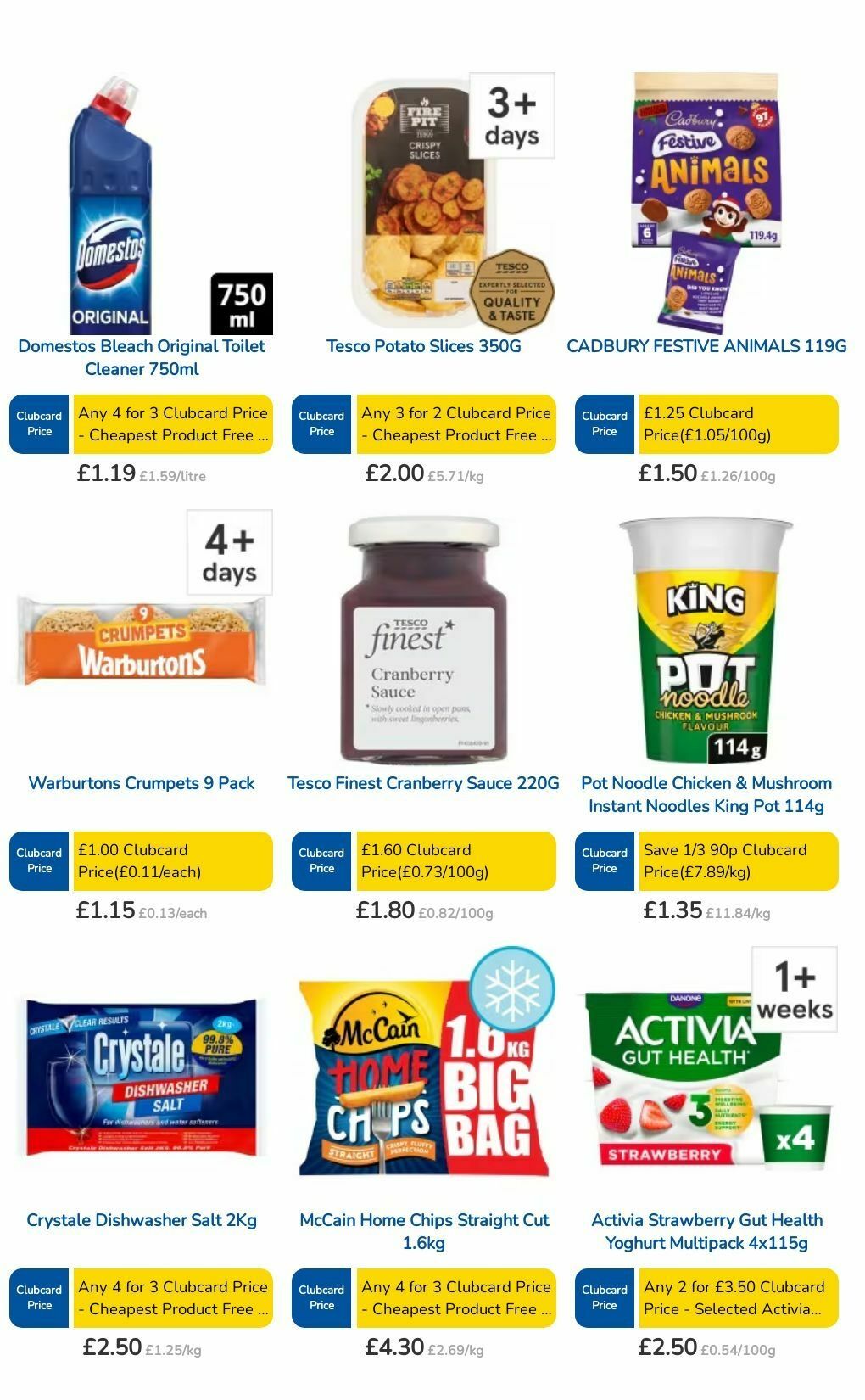 TESCO Offers from 17 October