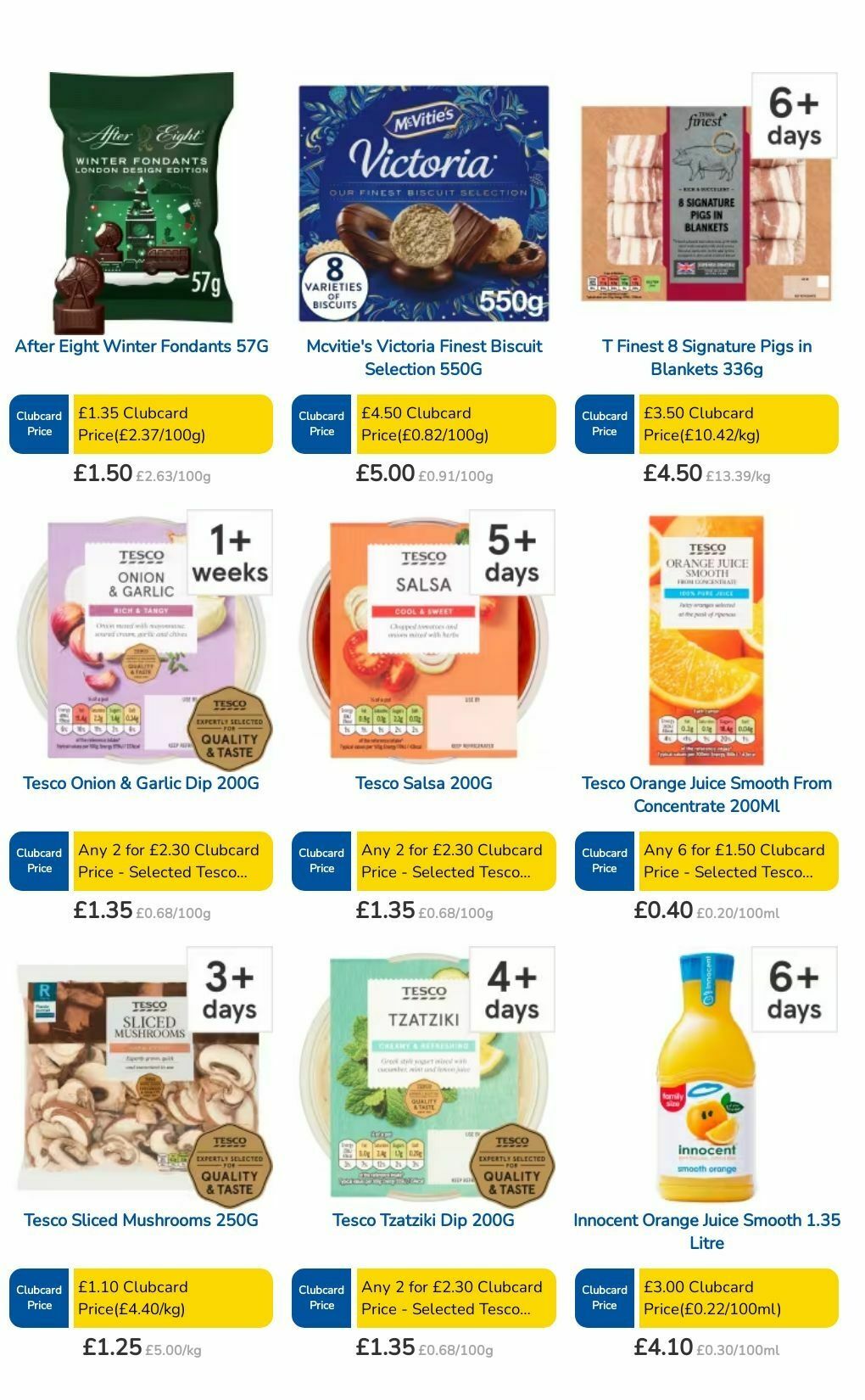 TESCO Offers from 17 October