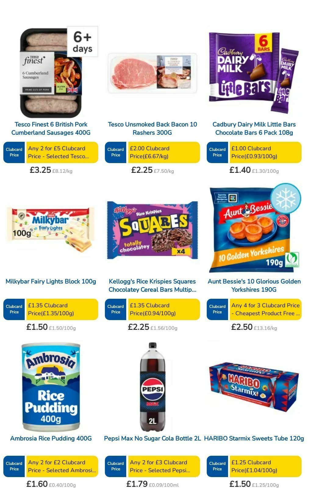 TESCO Offers from 17 October