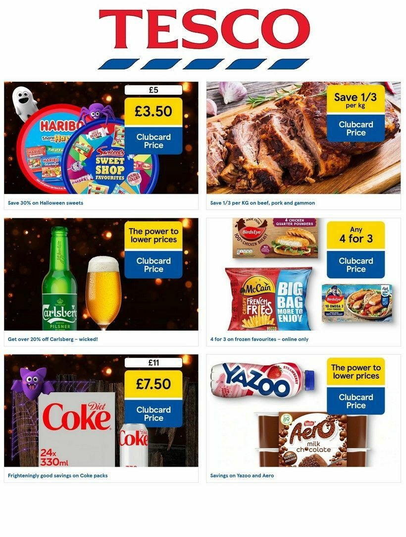 TESCO Offers from 24 October