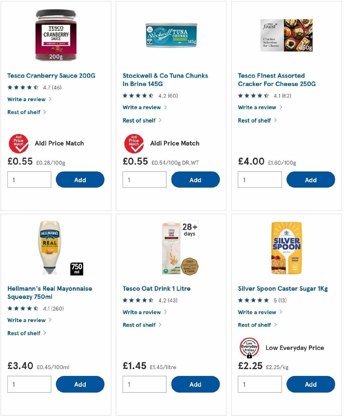 TESCO Offers from 24 October