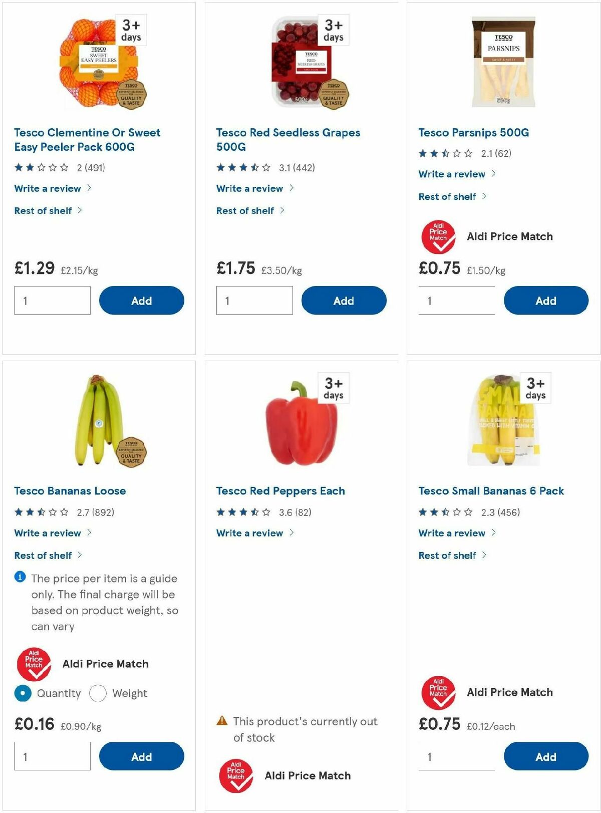 TESCO Offers from 24 October