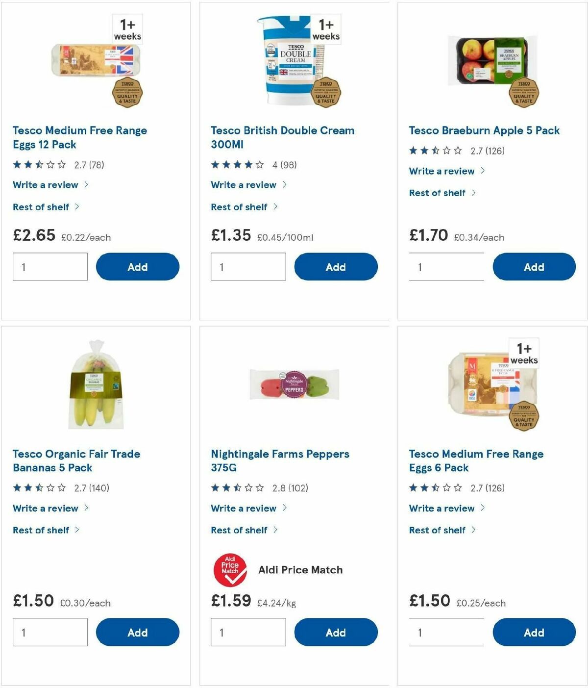 TESCO Offers from 24 October