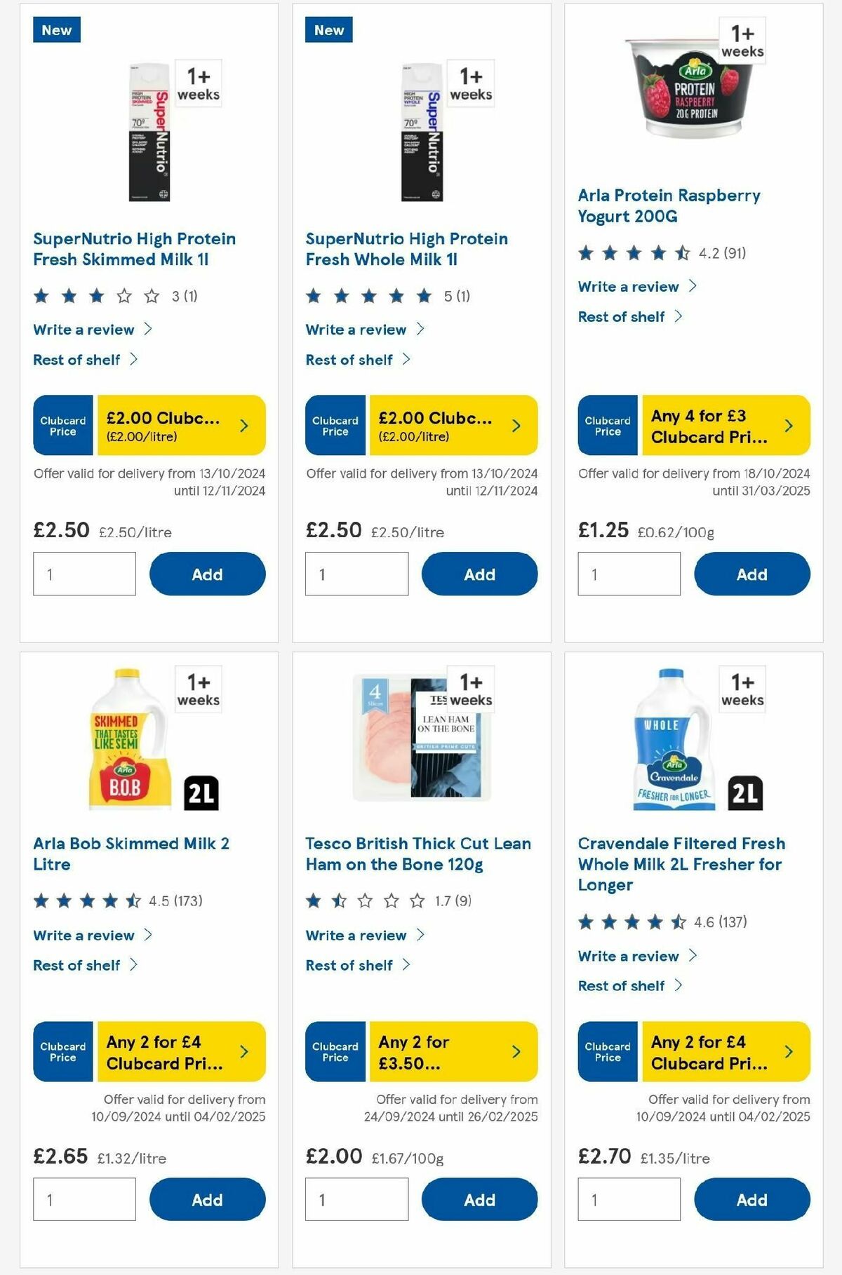 TESCO Offers from 7 November