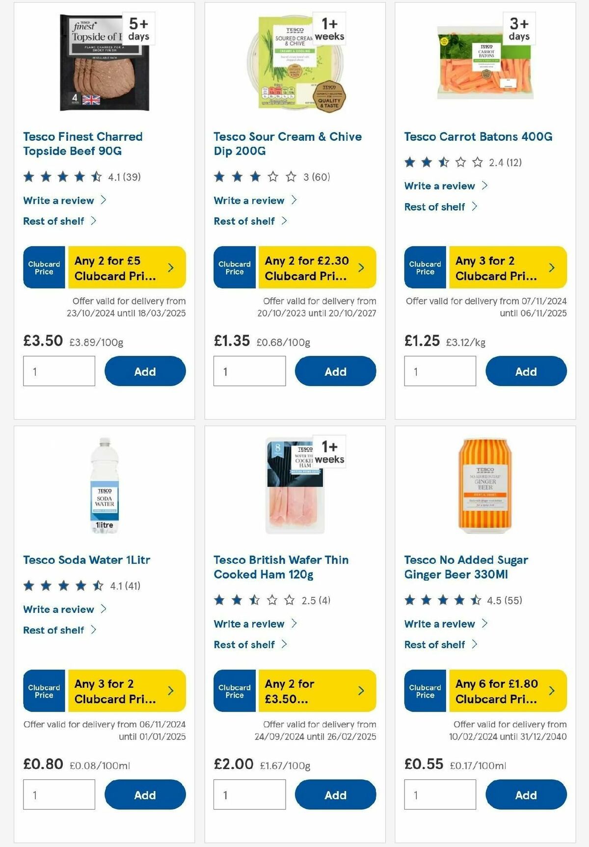 TESCO Offers from 7 November