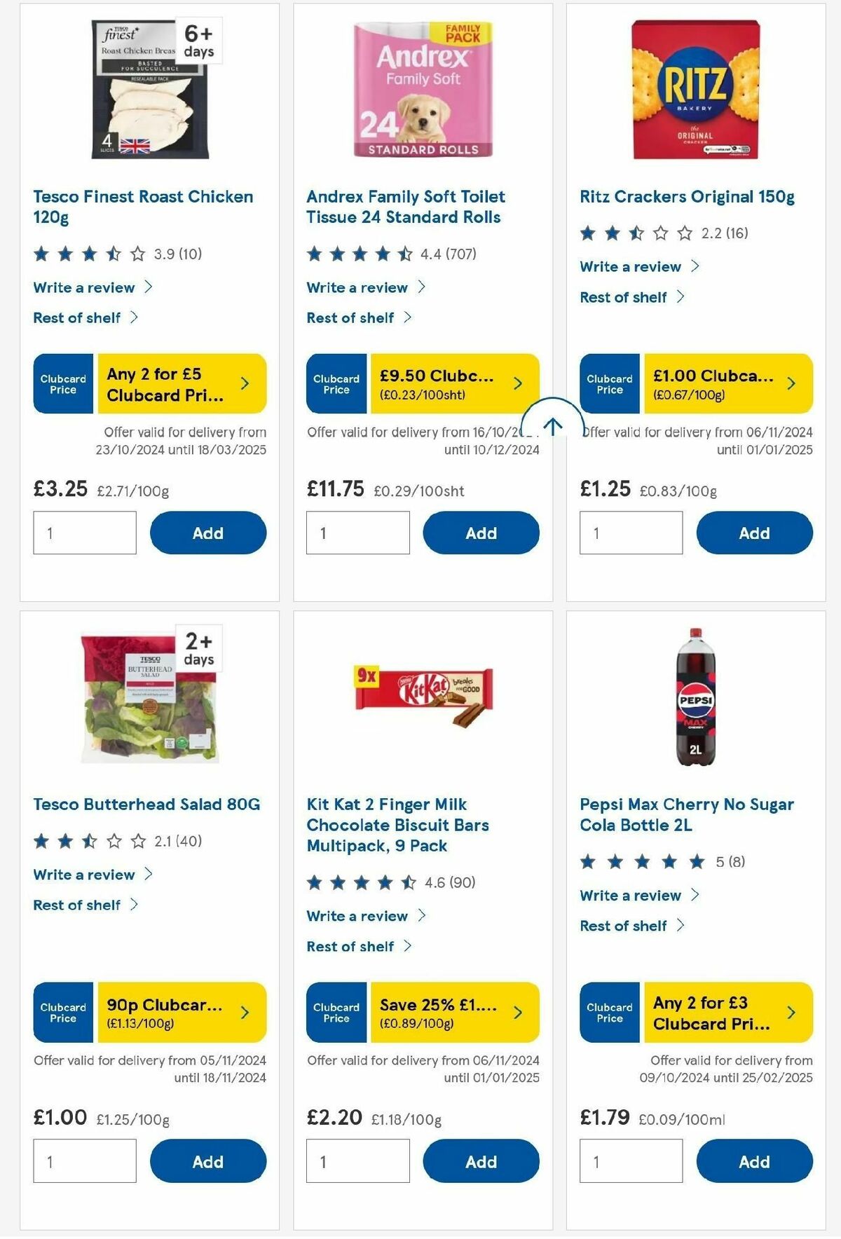 TESCO Offers from 7 November